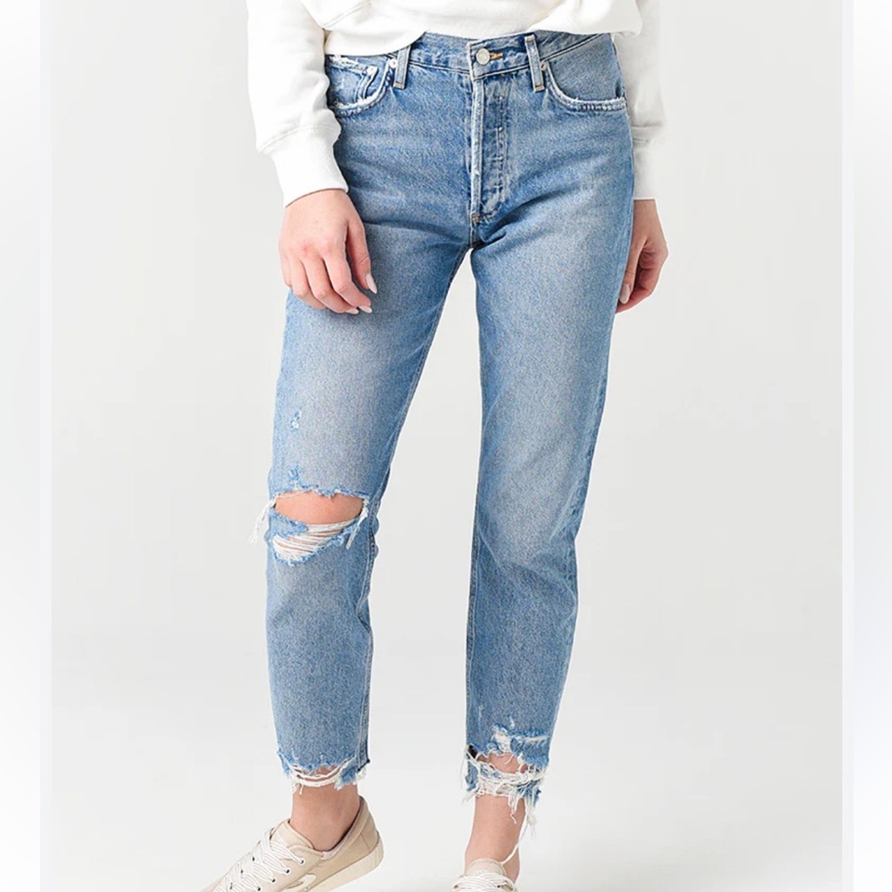 Aritzia Agolde High Rise Women Jeans - Blue